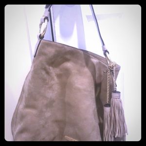 Michael Kors suede handbag